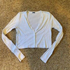 Brandy Melville/John Galt White Shannon Cardigan